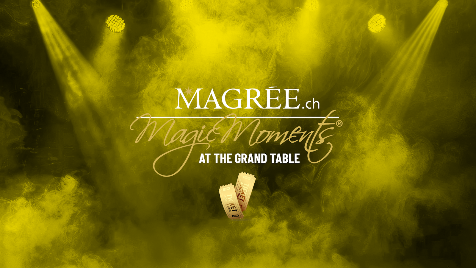 Magie Ree GEWINNE 3 x 2 TICKETS für die spektakuläre Show von Star-Magier «Magrée ...